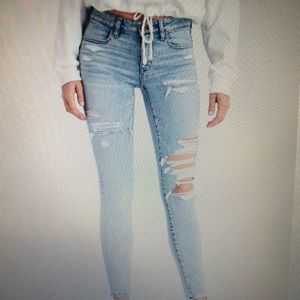 American Eagle Super Stretch Light Wash Jeans